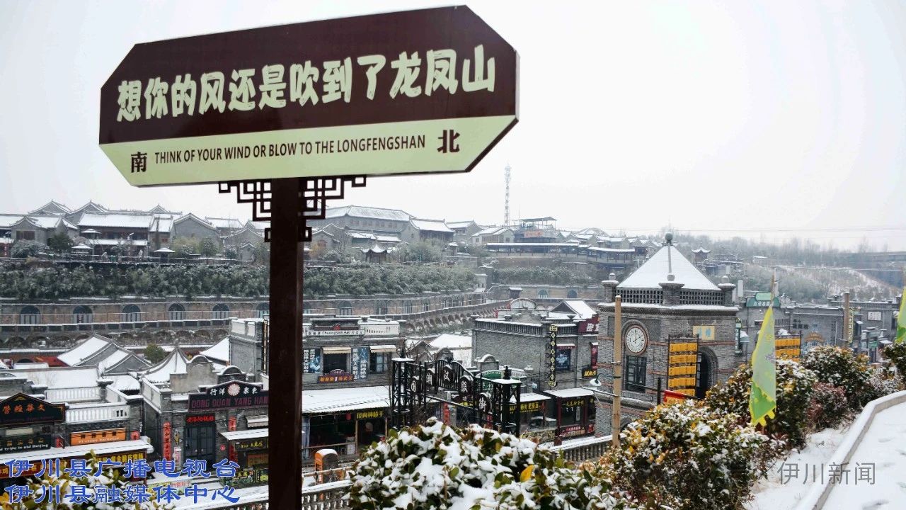 伊川雪中龙凤山银装更妖娆