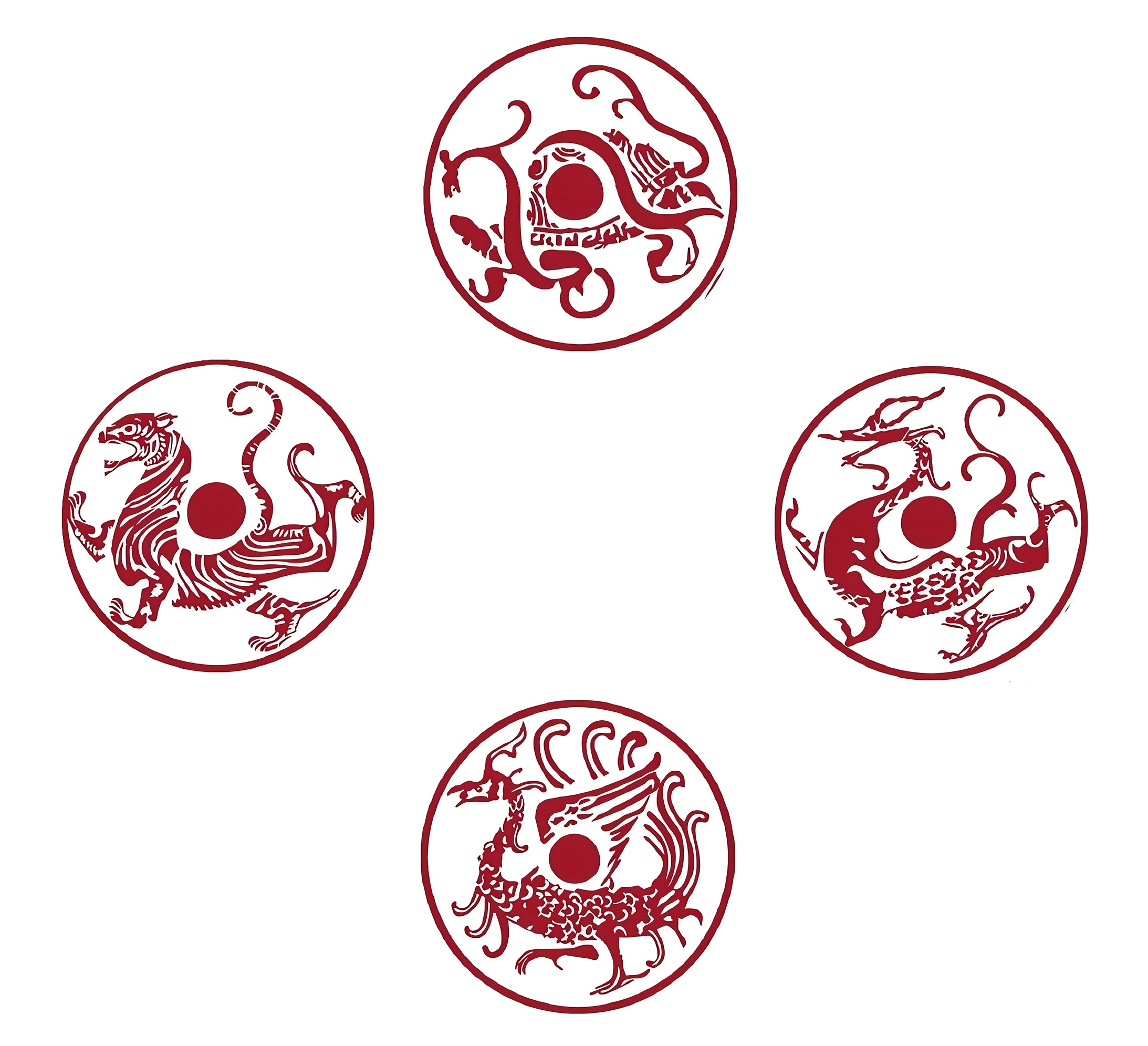 龙出河南四神云气图传承至今的左青龙右白虎