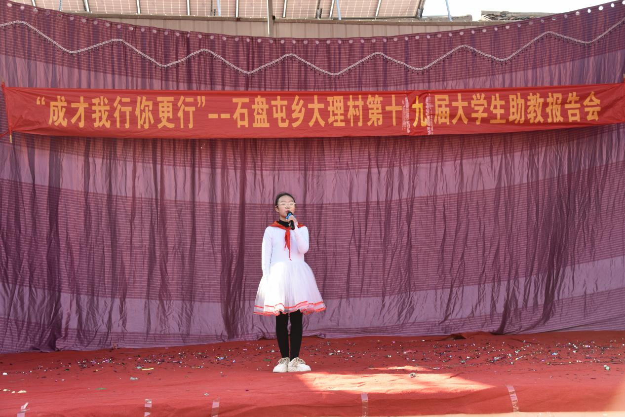 河南内黄县大理村举行第十九届大学生助教报告会