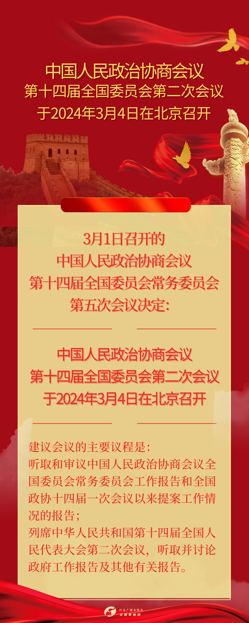 全国政协会议议程来了