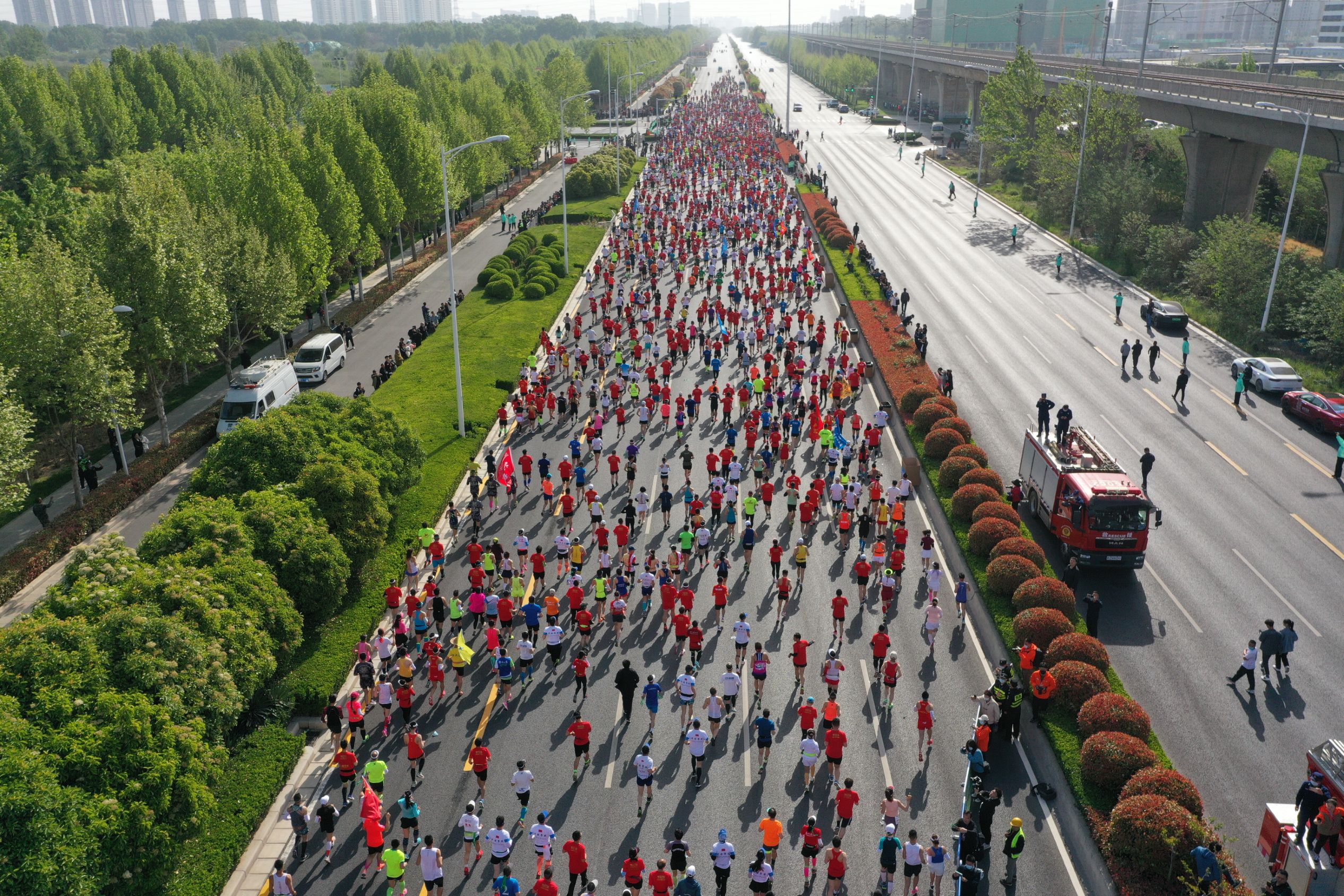 2024郑开马拉松3月30日31日部分路段交通管制的通告-大象网