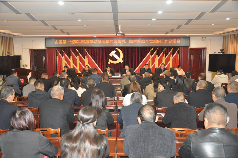 汝州市委第一巡察组召开纸坊镇巡察工作动员会-大象网