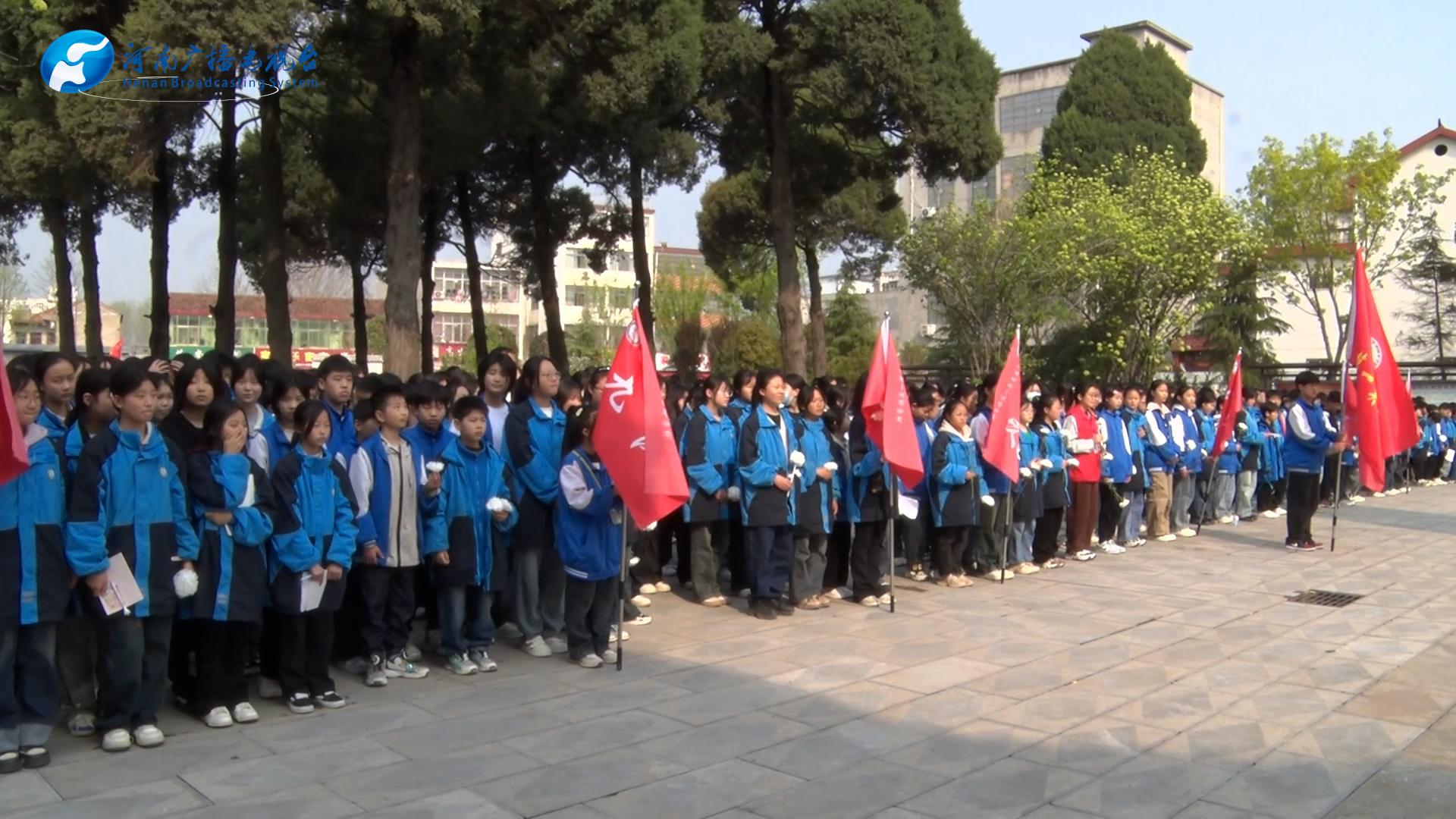 沈丘县组织开展"清明祭英烈"活动-大象网