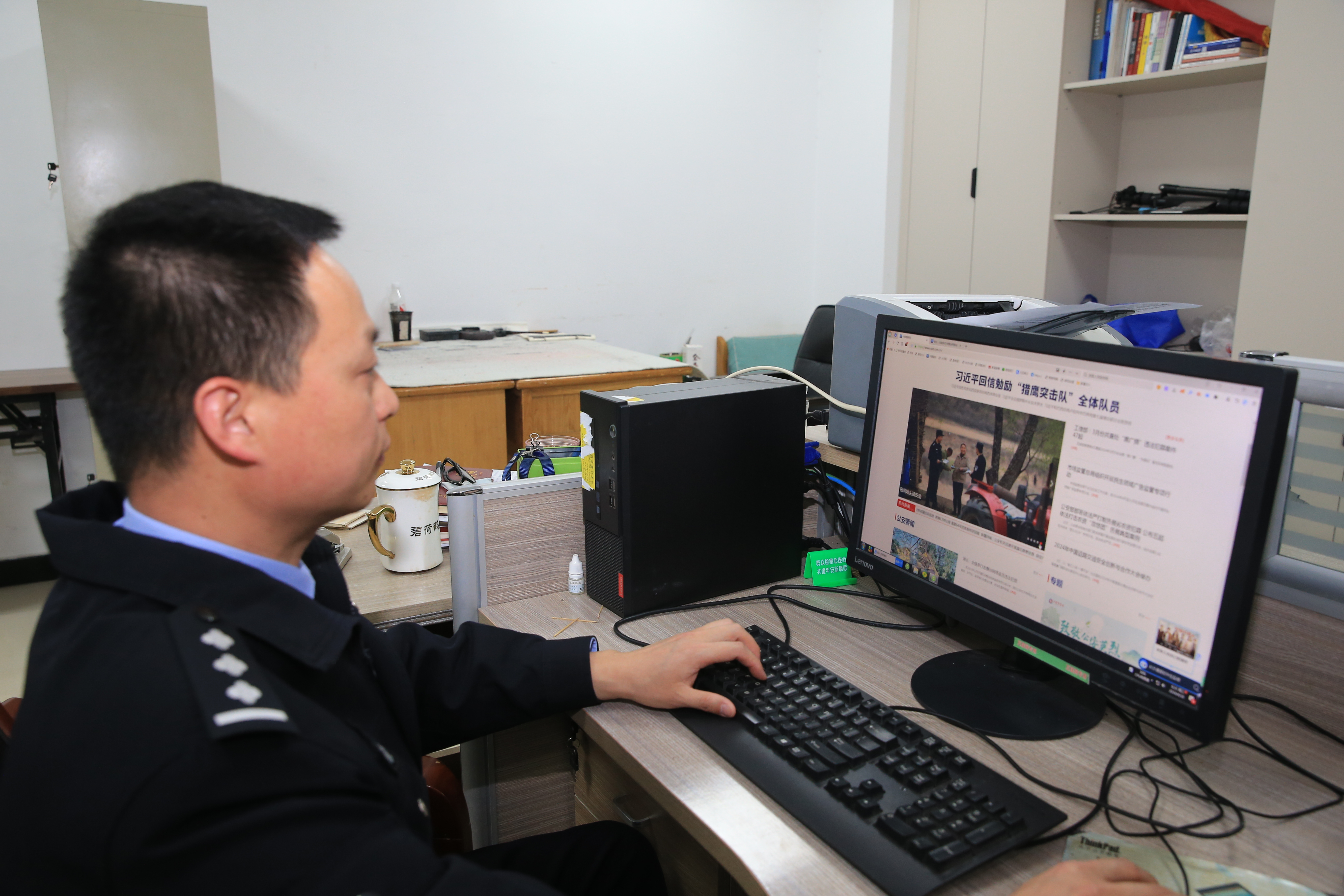 淇县公安局网安大队张荣乾:扎根警营用付出奉献书写责任担当-大象网