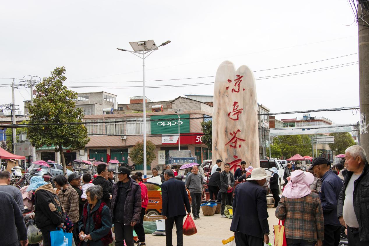 年产干茶200万斤 光山县凉亭乡茶市交易忙