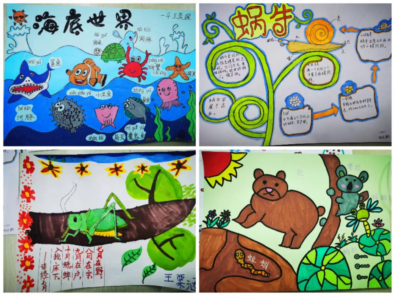 书里"书"外话识字:金水区南阳路第二小学开展识字小报活动-大象网