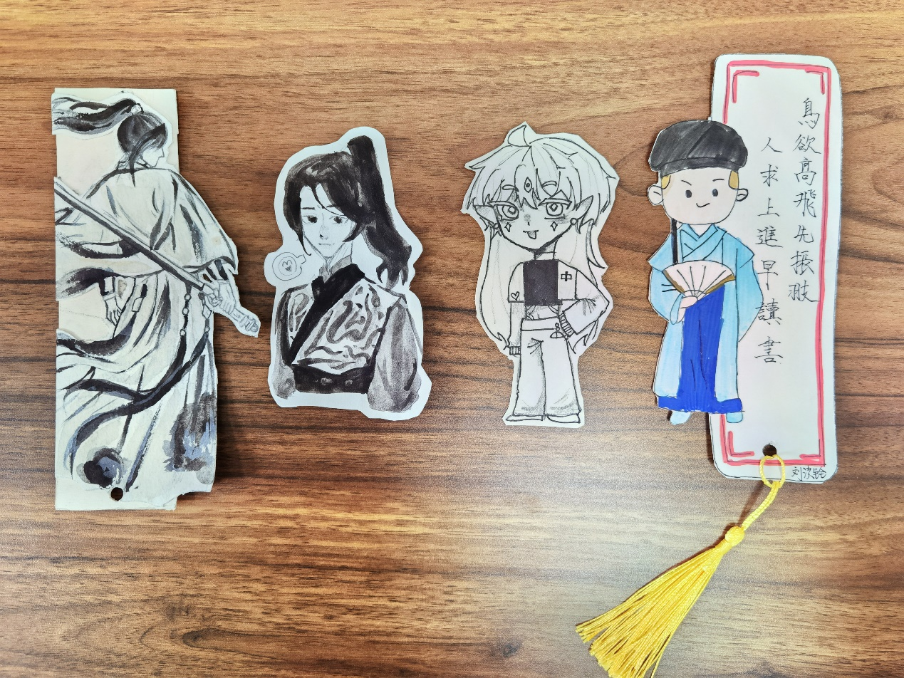 方寸世界蕴书情 郑州八中新校区开展创意diy手工书签活动