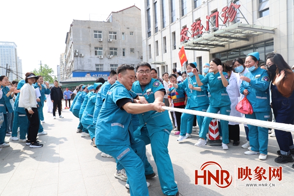 睢县人民医院举行庆“五一”迎“五四”趣味运动会
