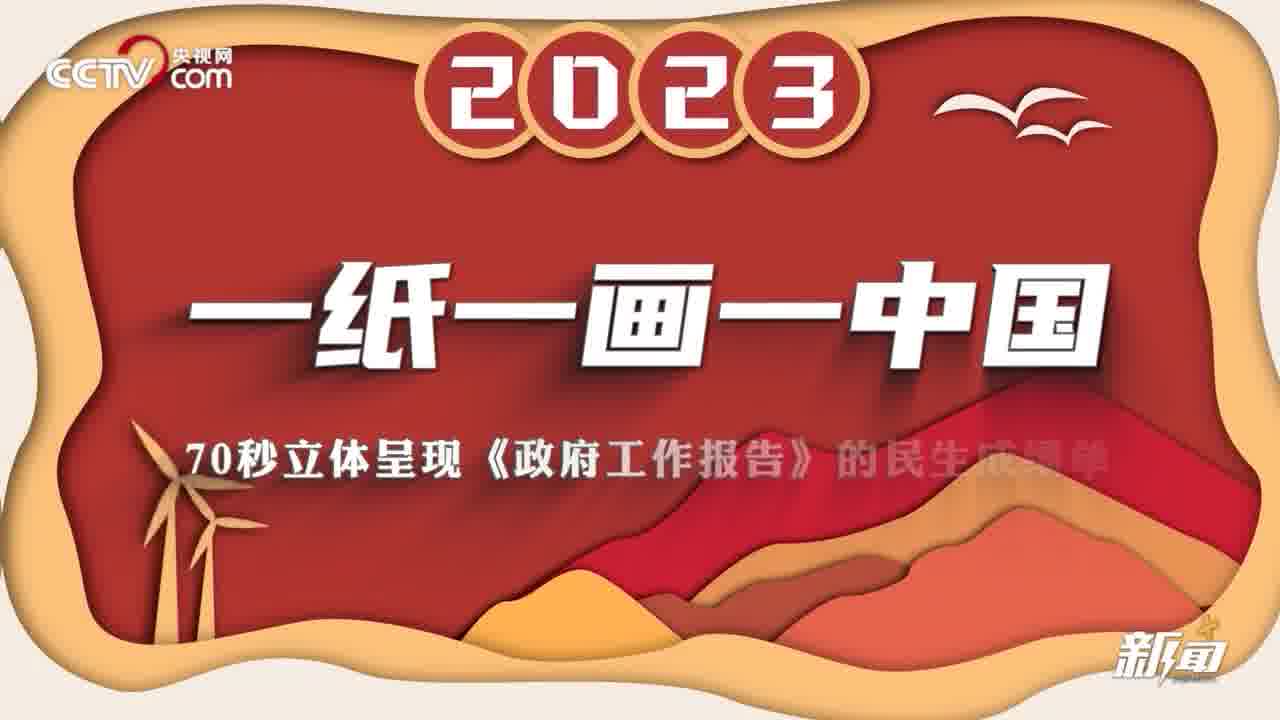 两会创意微视频一纸一画一中国
