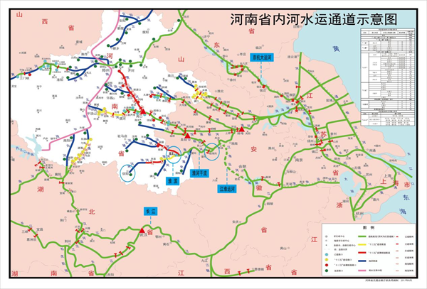 中国内河航运规划图图片