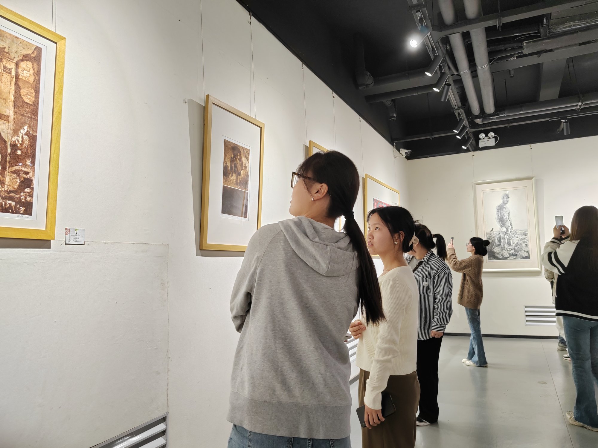 百年树人河南省教育系统版画邀请展在河南师范大学美术学院隆重开幕