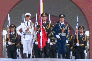 祝福祖国！天安门广场国庆升旗仪式，完整视频来了