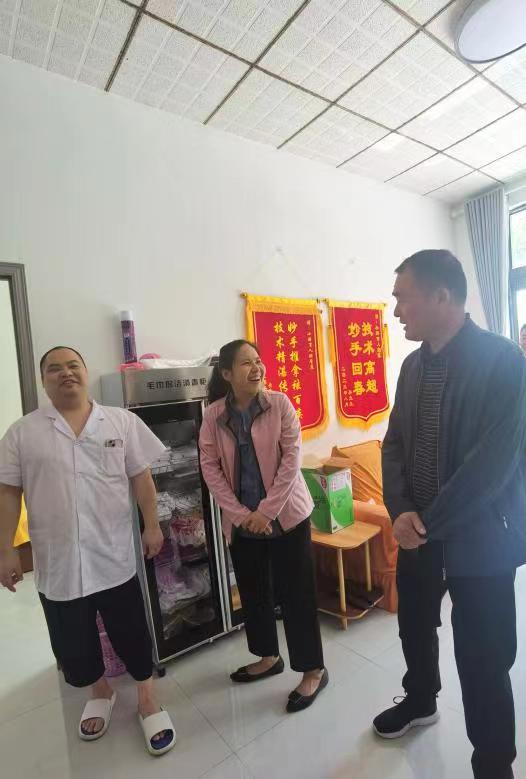 省残联到开封市祥符区开展盲人按摩机构规范化建设调研指导