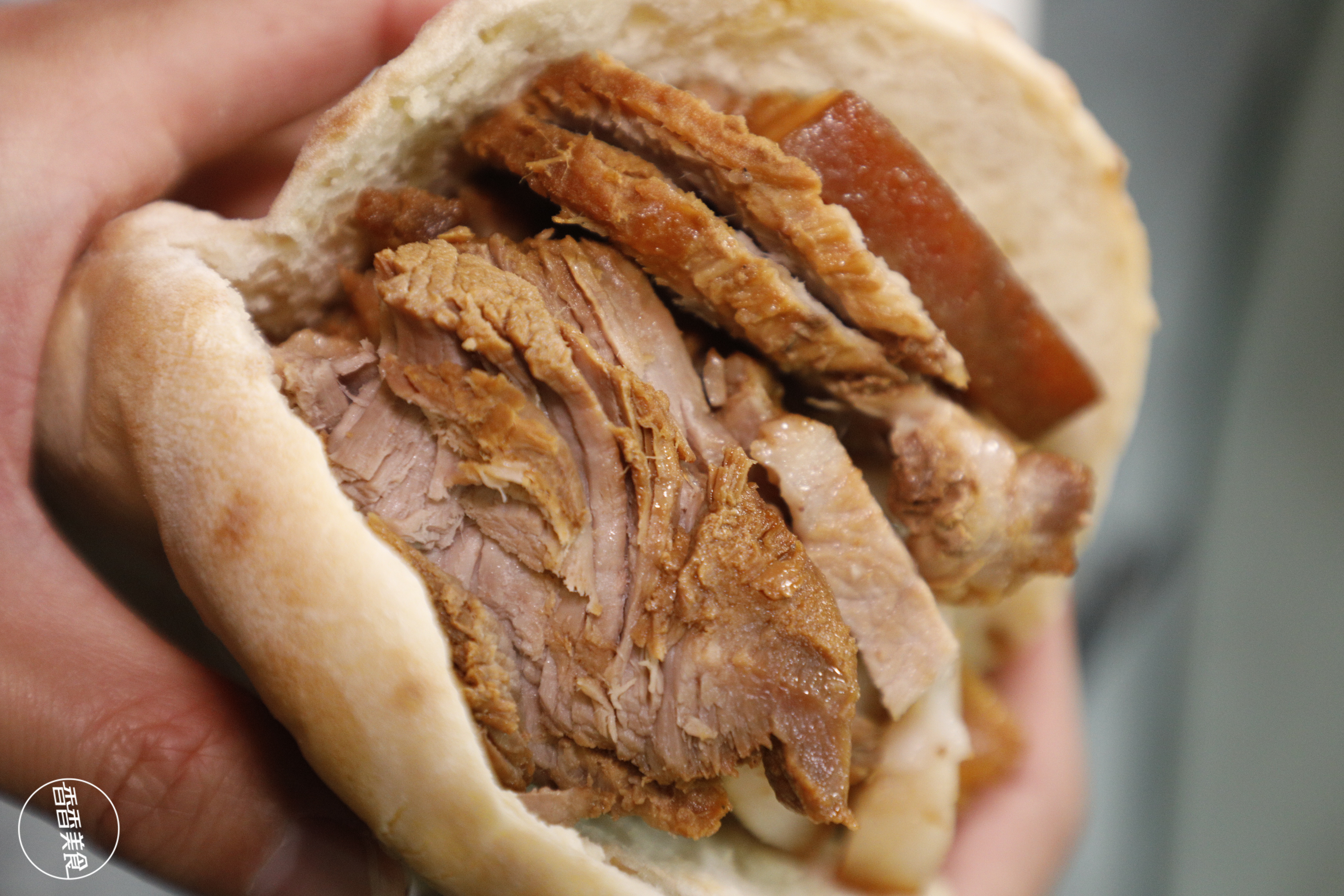 传了三代人的手艺,让不少吃货感叹这可是真61肉夹馍