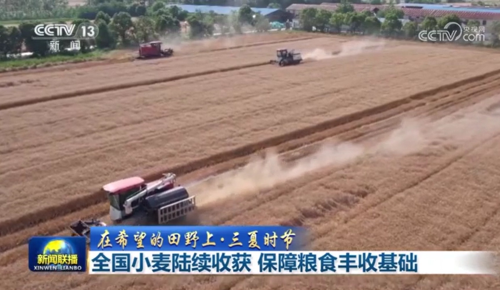 央媒看河南 | 关注河南夏粮收获等内容