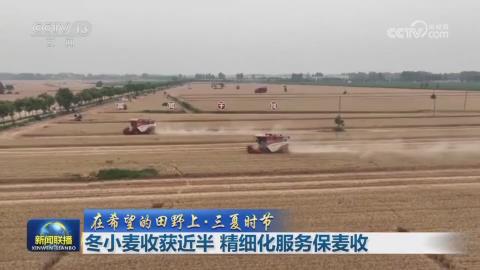 【央视联播关注河南】精细化服务保麦收