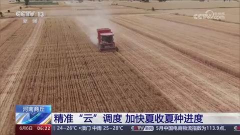 【央视关注河南商丘】精准“云”调度 加快夏收夏种进度