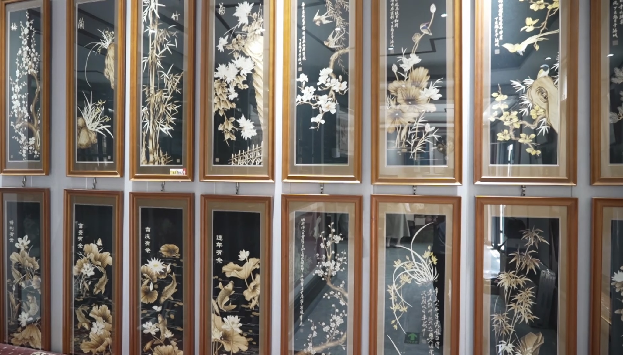 河南淮阳：芦苇巧作画 非遗有传承