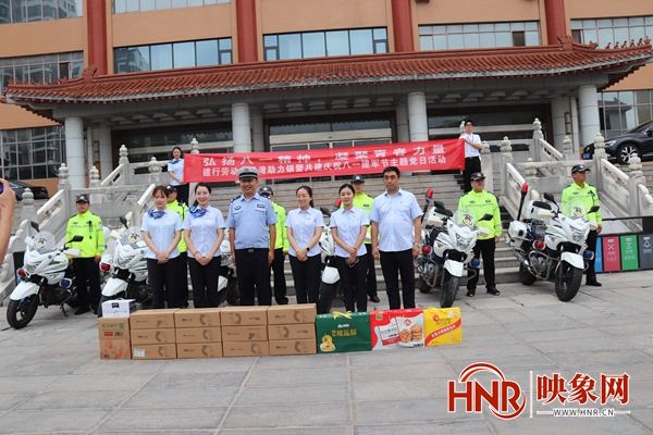 建行归德路支行劳动者港湾助力银警共建庆祝八一建军节主题党日活动