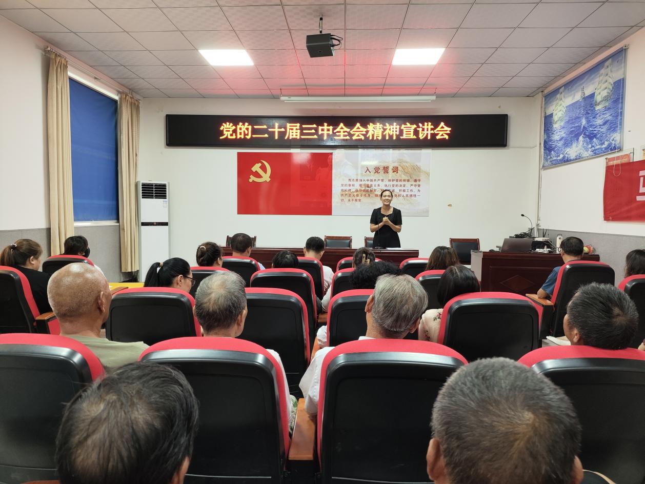 新时代百姓宣讲员丨党的二十届三中全会精神宣讲走进待王街道