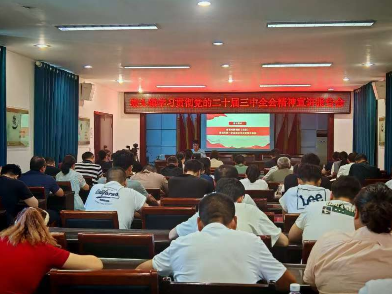 “党的二十届三中全会精神”济源宣讲团走进坡头镇