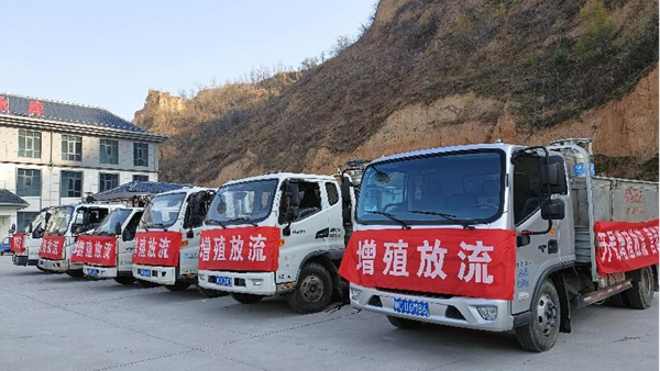 三门峡灵宝市启动2024年渔业资源增殖放流活动