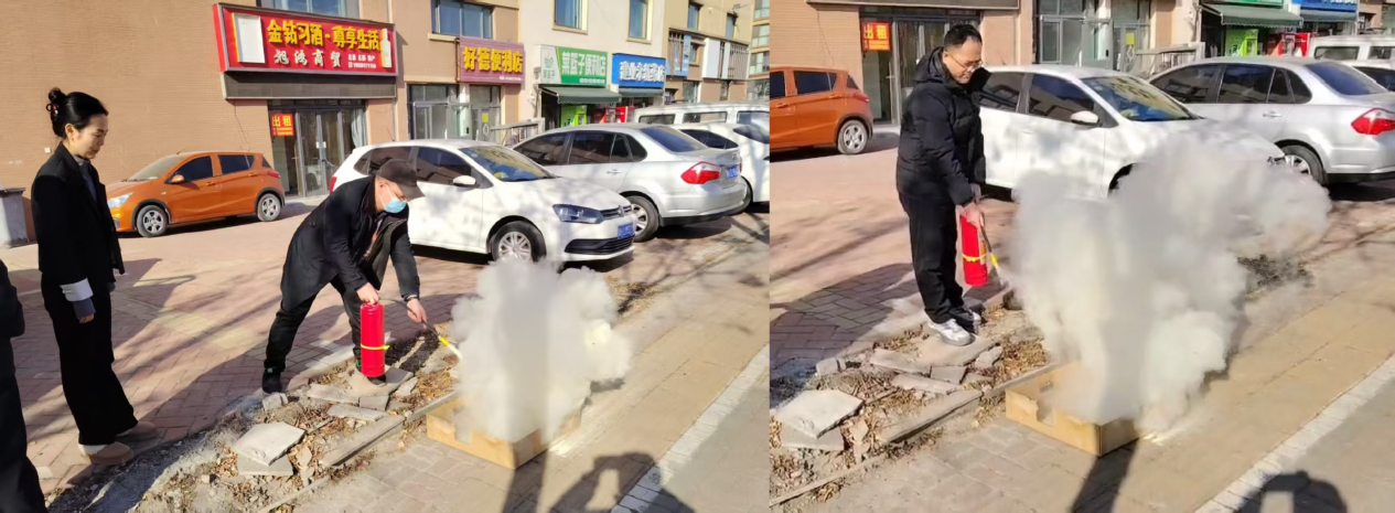 以”演”筑防 以”练”护航 平安产险修武支公司积极开展消防应急演练活动