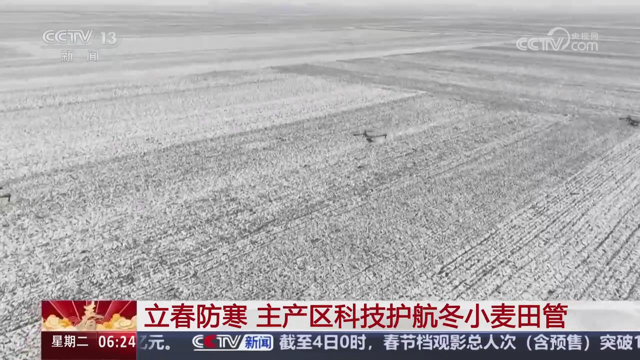 【央視關(guān)注河南漯河】立春防寒 科技護航冬小麥田管