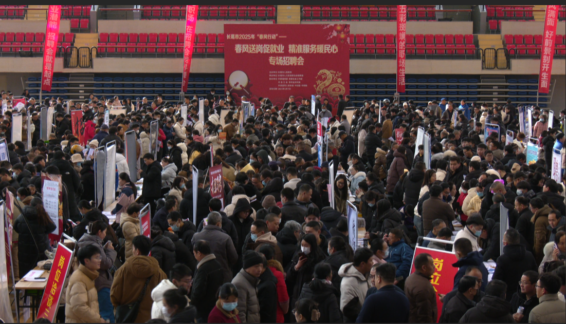 长葛市举办2025年“春风行动”专场招聘会