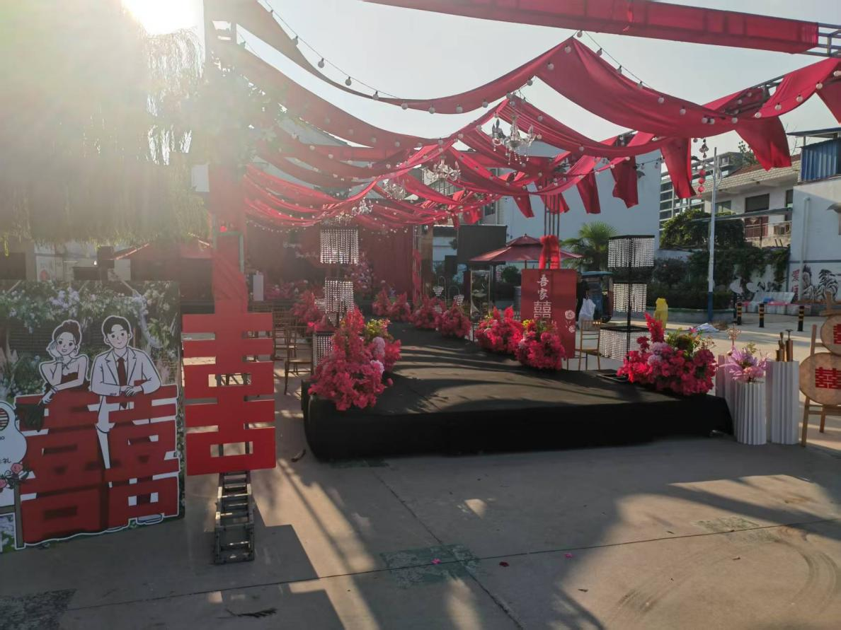 商水县东城街道办事处：社区文化广场变身“婚礼喜事广场” 村民直呼“省心又省钱”