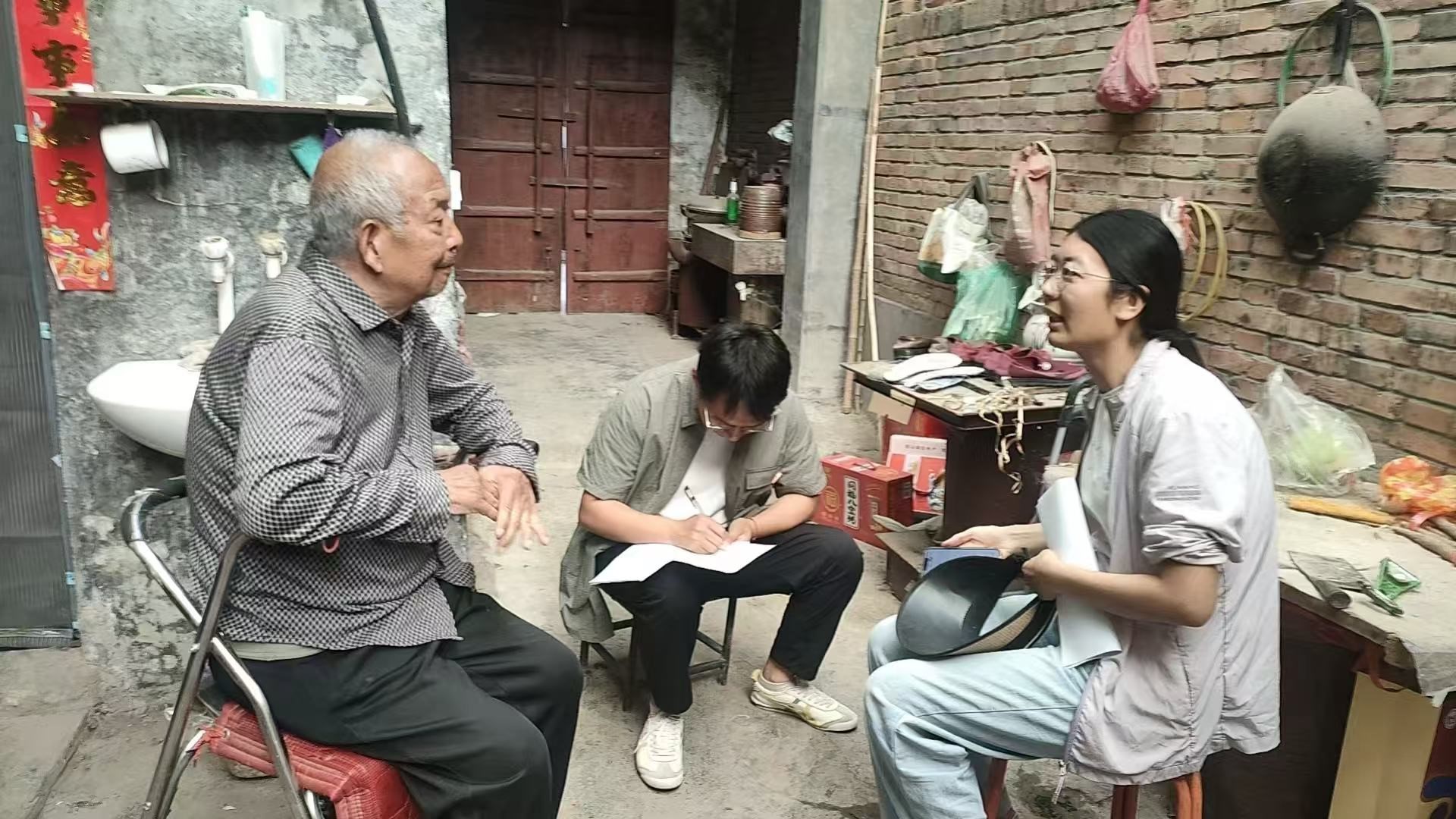 月山镇暖心走访 共筑幸福民生线