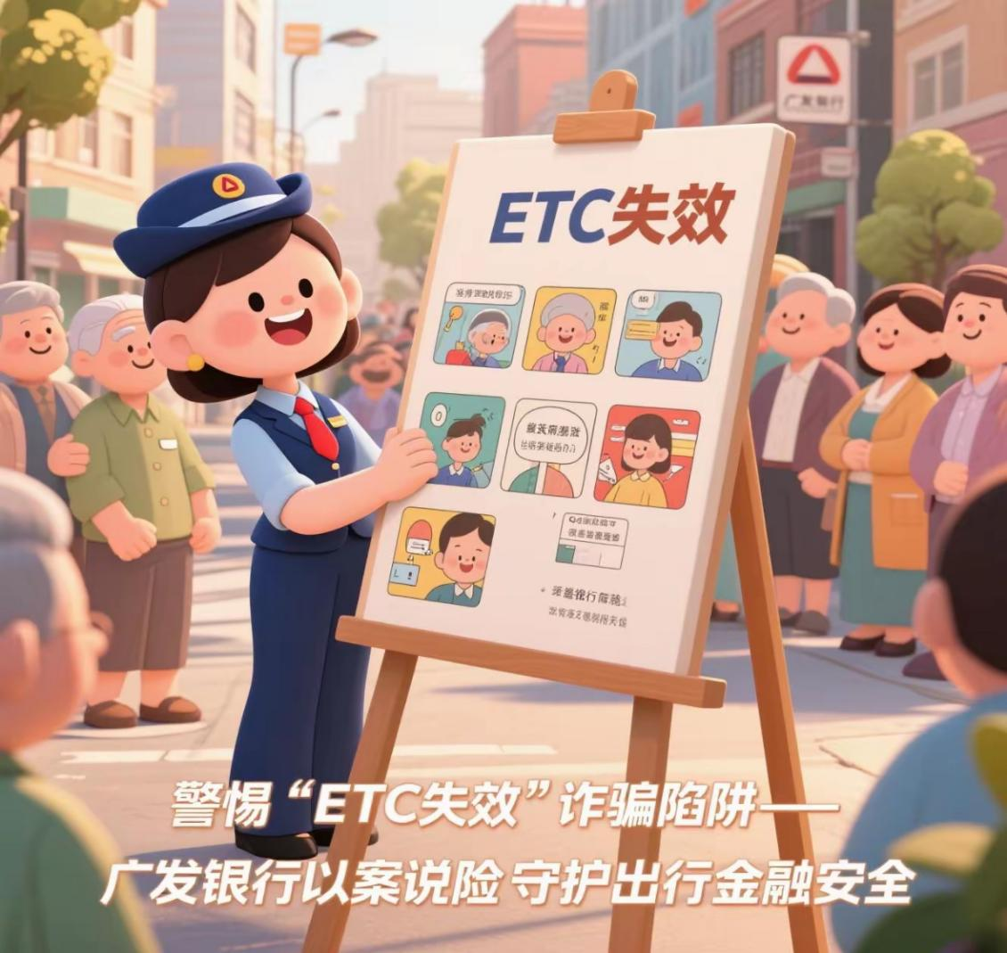 警惕“ETC失效”诈骗陷阱 ——广发银行郑州分行以案说险守护出行金融安全