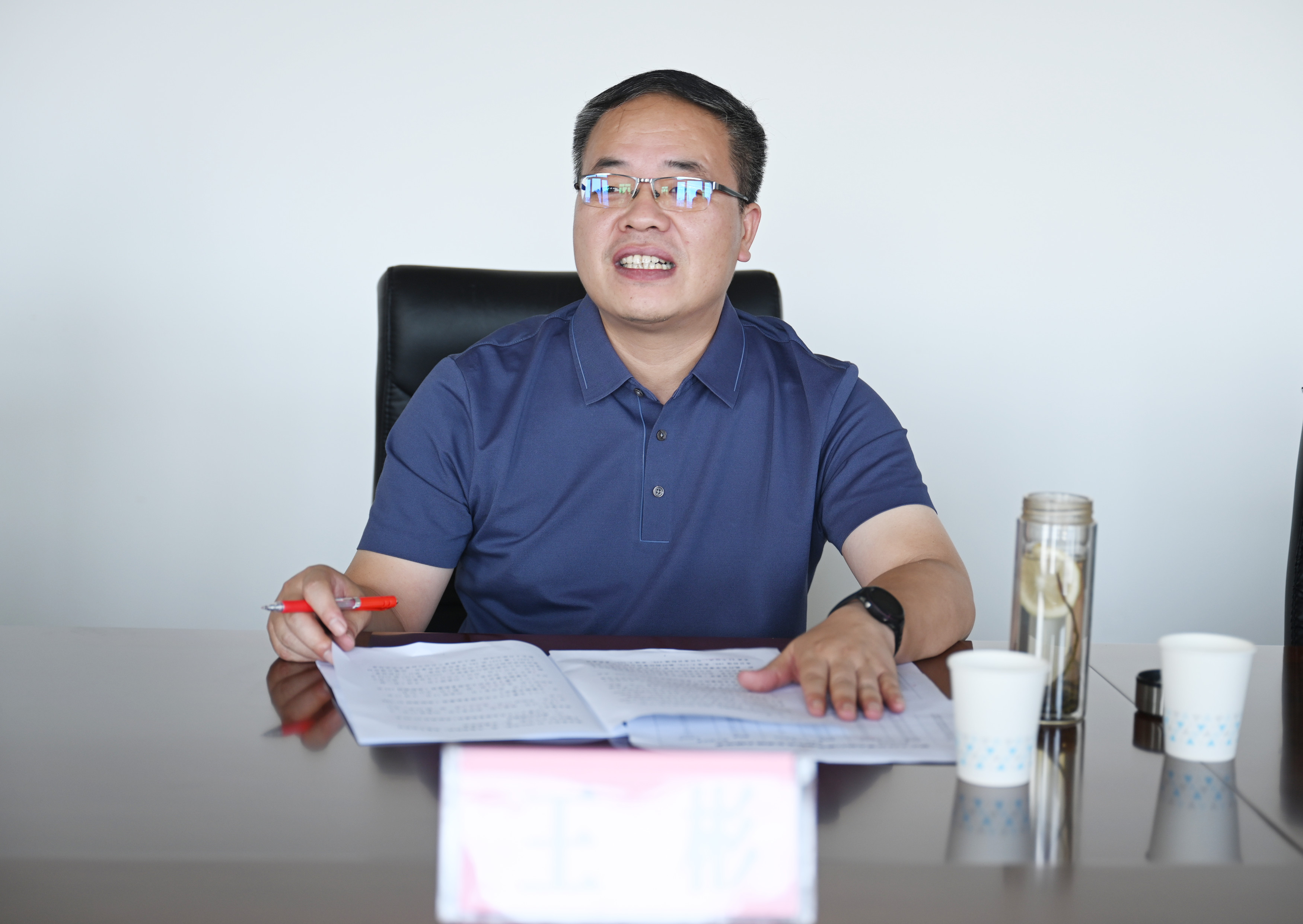 南阳中院执行局局长调研督导社旗法院执行工作