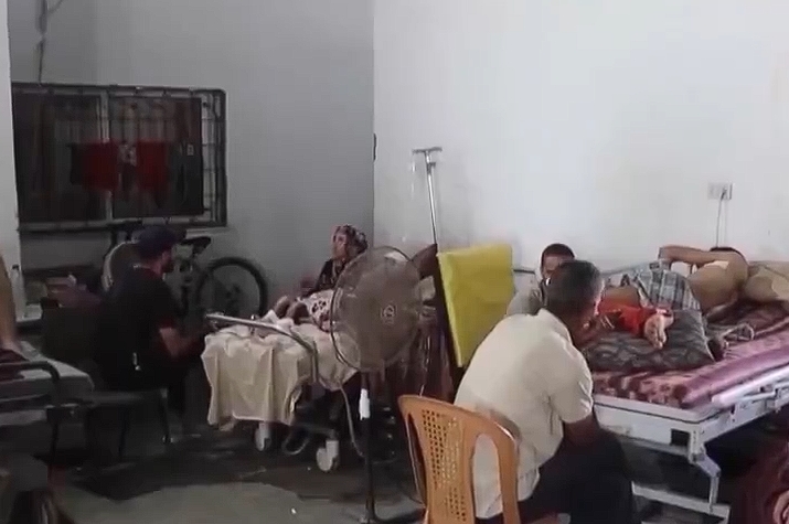 加沙物资分发点附近以军密集开枪