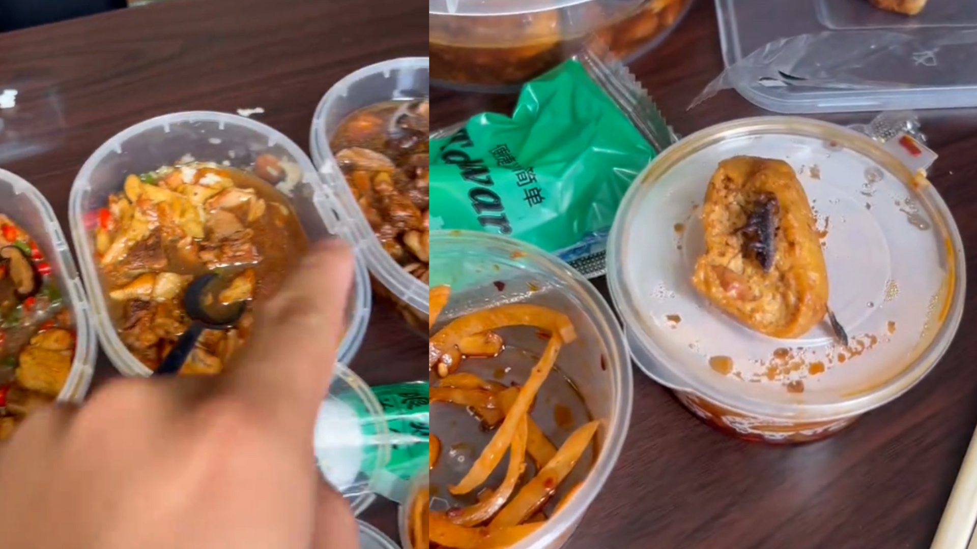 老板回应黄焖鸡吃出蟑螂：退餐并赔付666元，当事人不同意