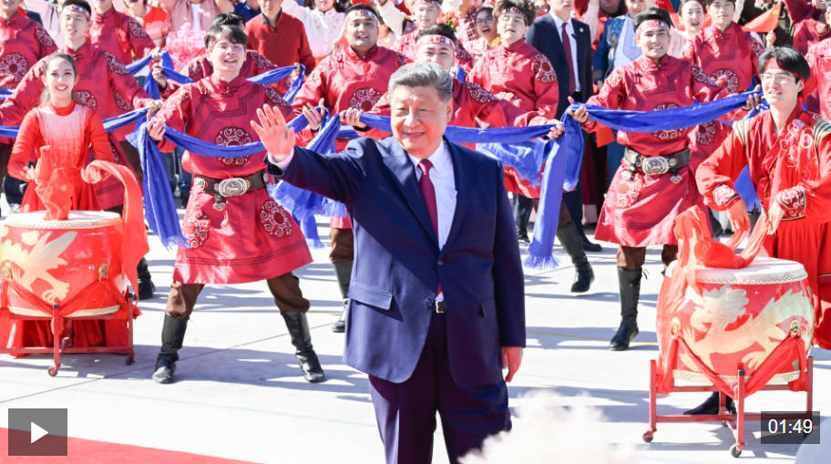 独家视频丨习近平离开新疆返回北京