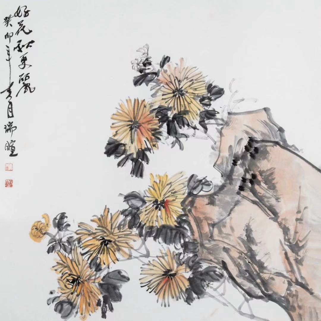 夜检瑞暄国庆画展之品