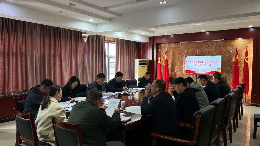 濮阳市民政局召开养老服务领域突出问题专项整治“回头看”工作会议