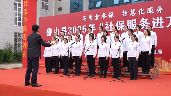 鲁山县举办2025年“社保服务进万家”活动