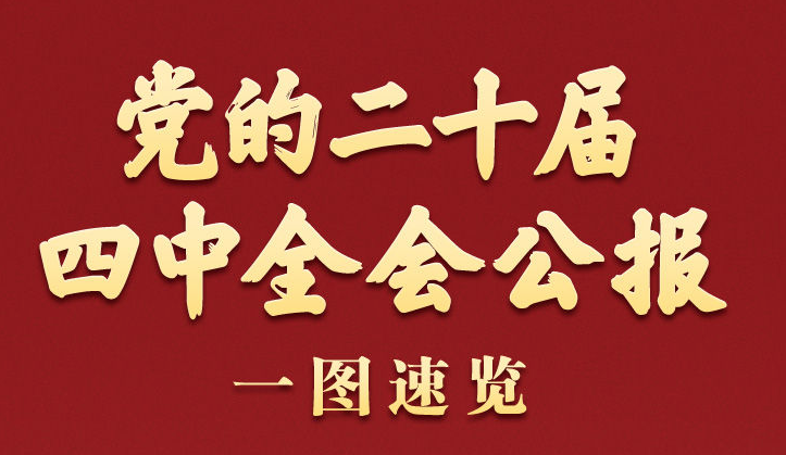 党的二十届四中全会公报一图速览 党的二十届四中全会公报一图速览