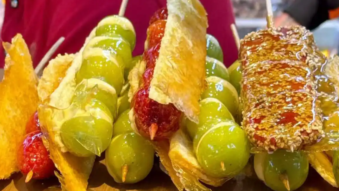 一串40元 奶皮子糖葫芦成“爱马仕”