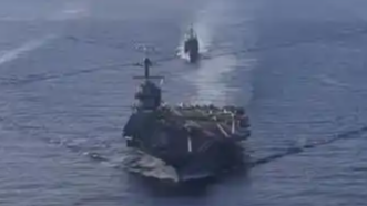 30多年来最大规模，美最大航母已进入加勒比海