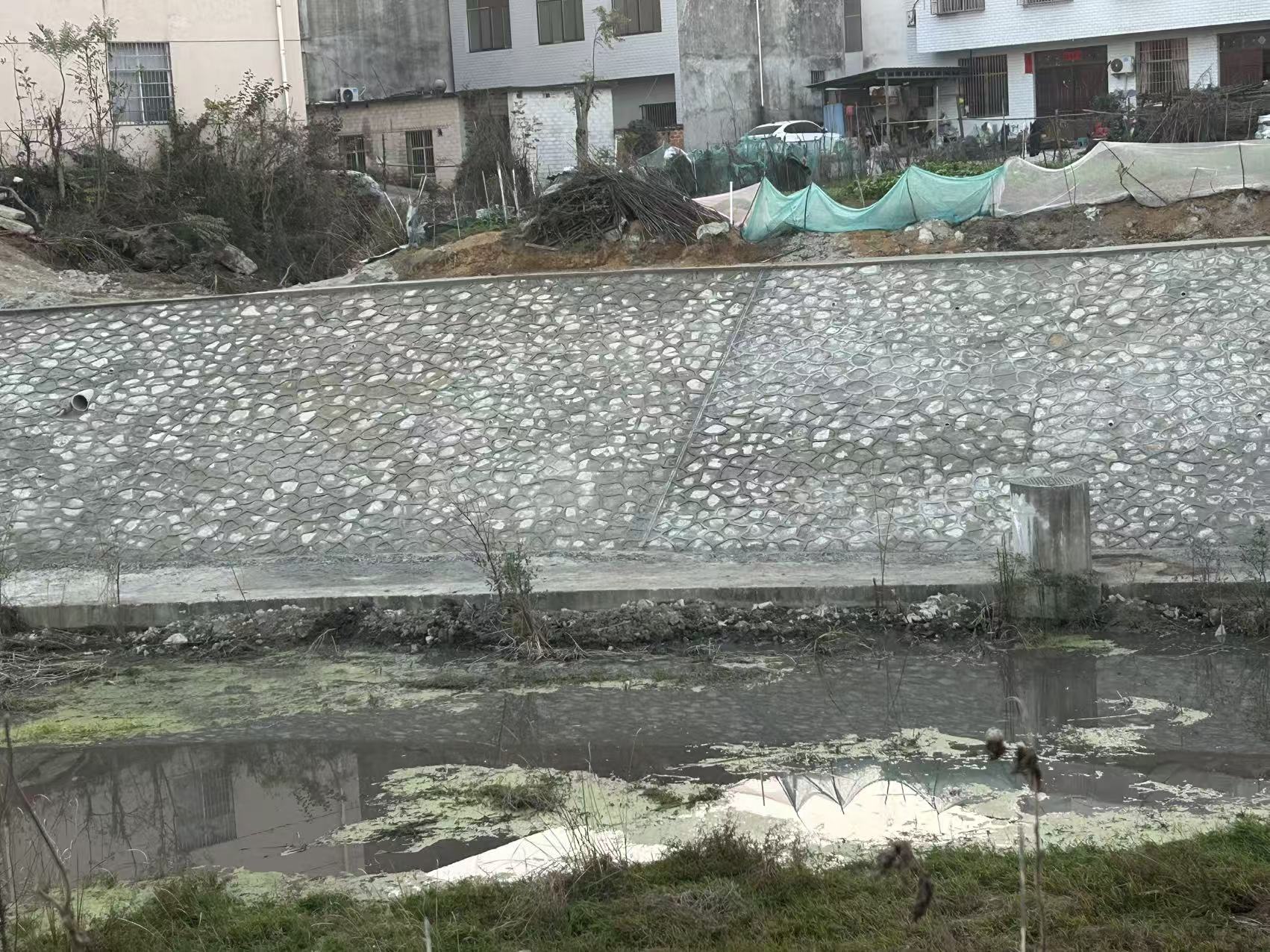 罗山县定远乡：护坡改造重民生 河道提升焕新颜