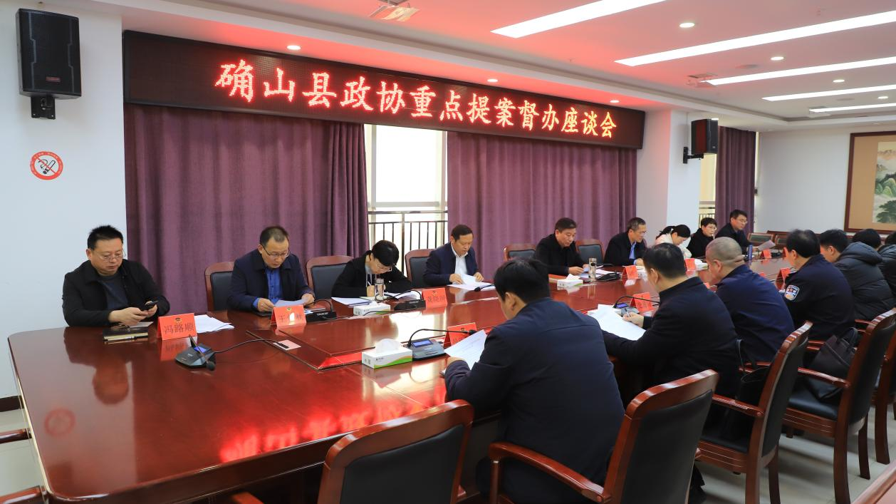 确山督办政协重点提案