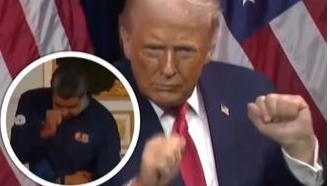 特朗普再批马杜罗：他竟然模仿我的舞蹈，现场一片笑声