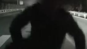 男子高速公路上突然冲出 爬上宝马引擎盖拍窗喊救命