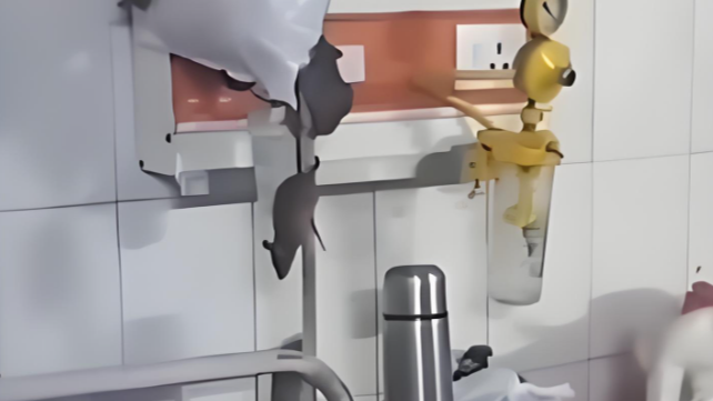 印度医院老鼠乱窜，甚至从病人头顶爬过