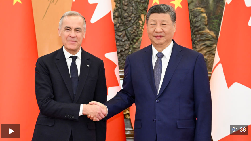 视频丨习近平会见加拿大总理：中加关系健康稳定发展符合两国共同利益
