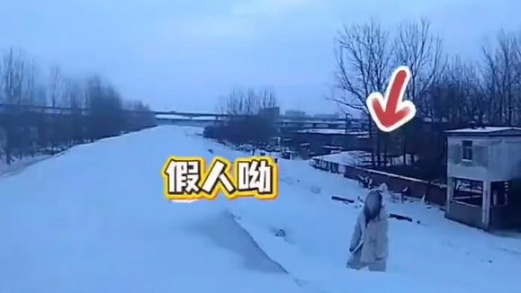女子雪地冻8小时，民警雪坑中发现时误以为是假人