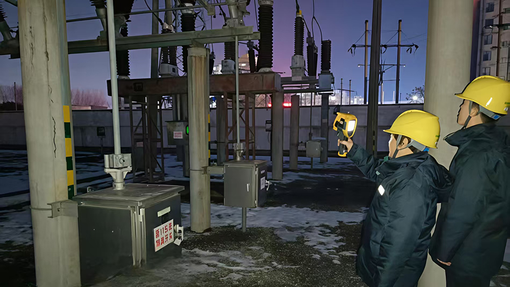 国网新蔡县供电公司夜巡特巡护光明